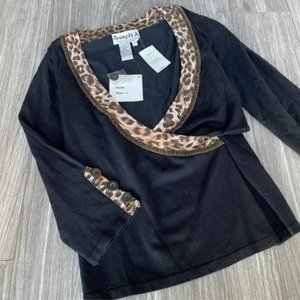 Black Wrap Top